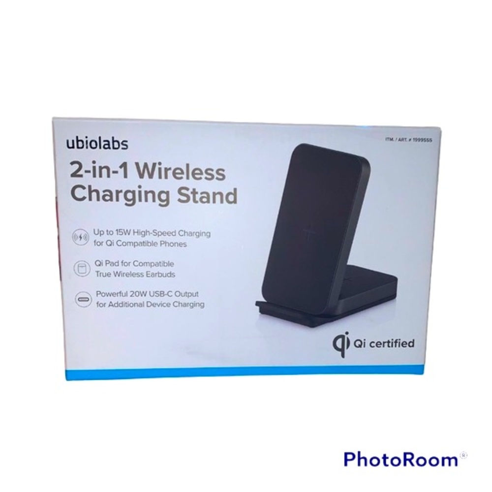 🆕 2 in 1 WIRELESS CHARGING STAND